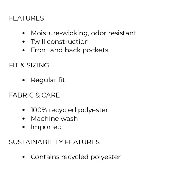 NWT Adidas Men’s Adi Advantage Golf Pants Size 34Wx32L Flat Front-Gray‎ - Picture 6 of 13